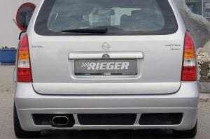 Юбка заднего бампера Opel Astra G Caravan (универсал) RIEGER 00051120 