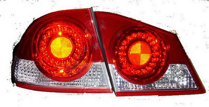 Фонари задние комплект (для кузова седан) ТЮНИНГ диодный стоп сигнал HONDA CIVIC СЕДАН 06- HDCVC06-760-N 