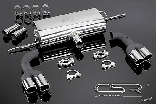 Глушитель VW Scirocco 3 R-Look с 08-  с 4-мя выхлопными трубами ESD101 