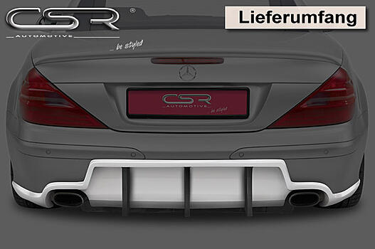 Юбка заднего бампера Mercedes-Benz SL-Class R230 HA104 