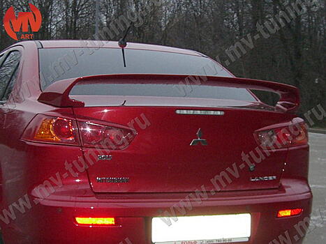 Спойлер на крышку багажника  "Zodiak" на Mitsubishi Lancer X Спойлер "Zodiak" Mitsubishi Lancer X 