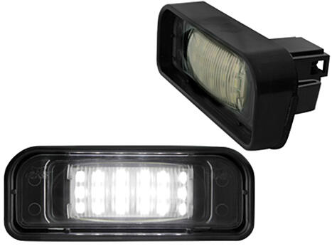 Плафон подсветки номерного знака светодиодный 2 шт  для Mercedes Benz W220 (седан) 98-05  LPLMB05 