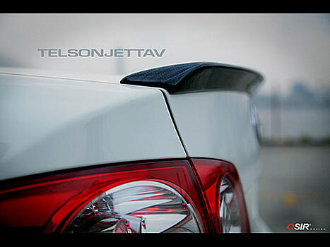 Спойлер на крышку багажника VW Jetta MK5 Telson JETTA V carbon 