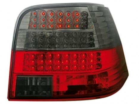 Задние фонари VW Golf 4 диодные LED красные/тонированные RV02DLRB /  82250  /  VWGLF98-742RT-N / 2213997 441-1935P4AE-SR