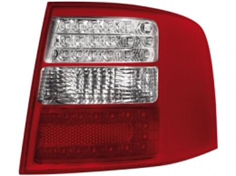 Задние фонари Audi A6 C5 универсал диодные LED красные-хром 1025695 