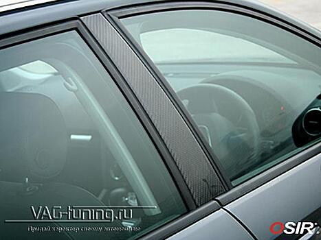 Карбоновые накладки на центральные стойки кузова Audi A3 8P 2-х дв. B-pillar A3 2D Carbon (pair) 