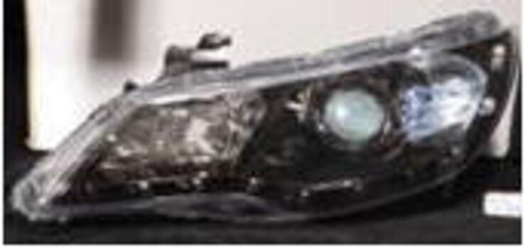 Фары передние, с LED диодной полосой, под корректор с линзой, (для кузова седан) (черный хаузинг) HONDA CIVIC СЕДАН 06- HDCVC06-004B-N 