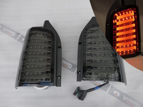 Задние фонари VW T5 03-15 черные диодные 2273992 