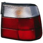 Изображение фонарь задний внешний левый красно-белый BMW E34 88-95 артикул BME3488-740WR-L