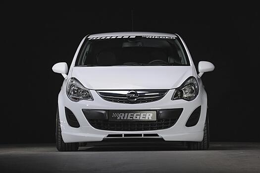 Юбка переднего бампера для Opel Corca D 11-  с дополнительными вентиляционными отверстиями 00058950 