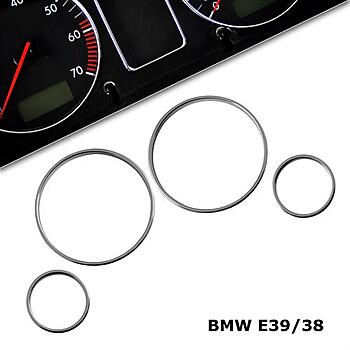 Хромированные кольца приборную панель BMW E39 Е38 839298 