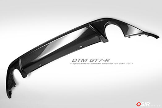 Диффузор заднего бампера VW Golf 7 GTI/GTI Carbon Osir Design DTM GT7-R Carbon 