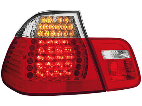 Задние фонари на BMW E46 4D 02-04  красные, диодные LED и диодным поворотником 1214896 