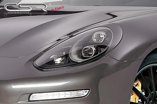 Реснички накладки на передние фары Porsche Panamera с 7/2013 SB222 
