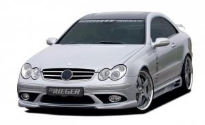 Накладка на передний бампер Mercedes CLK W209 00.02- RIEGER 00071010 