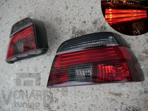 Задние фонари BMW E39 95-00 дорест тёмные RB19DRB / BME3996-744RT-N / 1223098 