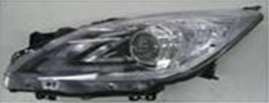 Фара левая под ксенон, с мотором электрокорректора с линзой (черный хаузинг) MAZDA 3 09- MZX0309-001B-L BBP351041F/BBP351041H