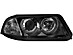 Фары VW Passat B5+ GP черные с ободками светящимися VWPAS01-002B-N / SWV11DB 3B0941015AN+3B0941016AN -- Фотография  №2 | by vonard-tuning