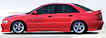 Пороги Audi A4 B5 седан/ универсал RIEGER 00055021 + 00055022  -- Фотография  №1 | by vonard-tuning