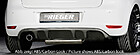 Юбка заднего бампера Carbon-Look VW Golf 6 08- под выхлоп слева 00099801  -- Фотография  №1 | by vonard-tuning