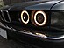 Фары передние BMW E32 E34 ангельские глазки (черные внутри) 1222380 63121378325+63121378326 -- Фотография  №12 | by vonard-tuning