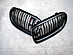 Ноздри решетки BMW Е90 LCI 08-11 М-Стиль черный глянец 5211078JOE 51137201967 -- Фотография  №3 | by vonard-tuning