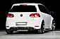 Диффузор заднего бампера VW Golf MK 6 под сдвоенный выхлоп слева+справа Carbon-Look RIEGER 00099802  -- Фотография  №2 | by vonard-tuning