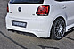 Юбка заднего бампера VW Polo 6R 04.09- спорт выхлоп Carbon-Look RIEGER 00099796  -- Фотография  №1 | by vonard-tuning