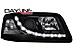 Фары передние VW T5 03-10 черные с диодной полосой SWV29AGXB / VWTRN03-002B-N / 2272687 SK3400-VWT503-JM -- Фотография  №1 | by vonard-tuning