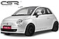 Спойлер сплиттер переднего бампера Fiat 500 не подходит на Abarth 2007- CSL050  -- Фотография  №1 | by vonard-tuning