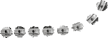 Фары передние на Skoda Octavia I 00-04 хром, с дневной диодной полоской SWSK02GX / FASK005 / SDOCT01-003H-N / 7830285 1U1941015D+1U1941016D+1U6953049+1U695305 -- Фотография  №4 | by vonard-tuning