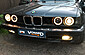 Фары передние BMW E32 E34 ангельские глазки (черные внутри) 1222380 63121378325+63121378326 -- Фотография  №11 | by vonard-tuning