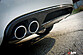 Диффузор заднего бампера Audi A4 B8 под сдвоенный выхлоп с левой стороны S-Line DTM A4 B8S1 Carbon  -- Фотография  №1 | by vonard-tuning