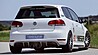 Диффузор заднего бампера Carbon-Look VW Golf 6 GTI под сдвоенный выхлоп Series RIEGER 00099658  -- Фотография  №1 | by vonard-tuning