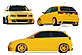 Комплект расширителей колесных арок Seat Ibiza 6K 08.99-02.02 SEIDL TUNING 00112413  -- Фотография  №1 | by vonard-tuning