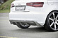 Диффузор заднего бампера Audi A3 8V Carbon-Look под сдвоенный выхлоп слева 3-х дв. и 5-и дв. 00099142  -- Фотография  №2 | by vonard-tuning