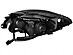 Фары передние Kia Ceed 1 07-11 черные с диодной полосой SWKI01GXB / KACEE07-001B-N  -- Фотография  №2 | by vonard-tuning