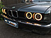 Фары передние BMW E32 E34 ангельские глазки (черные внутри) 1222380 63121378325+63121378326 -- Фотография  №14 | by vonard-tuning