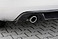 Диффузор для заднего бампера Audi A4 B6 8H кабриолет Carbon-Look RIEGER 00099818/ 00099819/ 00099820  -- Фотография  №5 | by vonard-tuning