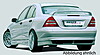 Накладка козырёк на заднее стекло Mercedes C-Klasse W203 Carbon-Look 00099210  -- Фотография  №1 | by vonard-tuning