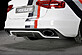 Диффузор заднего бампера Audi A4 S-Line/S4 Lim./Avant RS5-Look 2012- черный глянец 00088027  -- Фотография  №3 | by vonard-tuning
