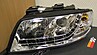 Фары передние Audi A6 С5 97-01 LED габаритная полоса, хром SWA06GX / 82313 / 1024785 / AI0A697-004H-N SK3400-ADA699 -- Фотография  №1 | by vonard-tuning
