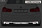 Диффузор заднего бампера на BMW 3er F30, F31 (для M-tech бампера) HA165  -- Фотография  №3 | by vonard-tuning