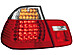 Задние фонари на BMW E46 4D 02-04  красные, диодные LED и диодным поворотником 1214896  -- Фотография  №1 | by vonard-tuning